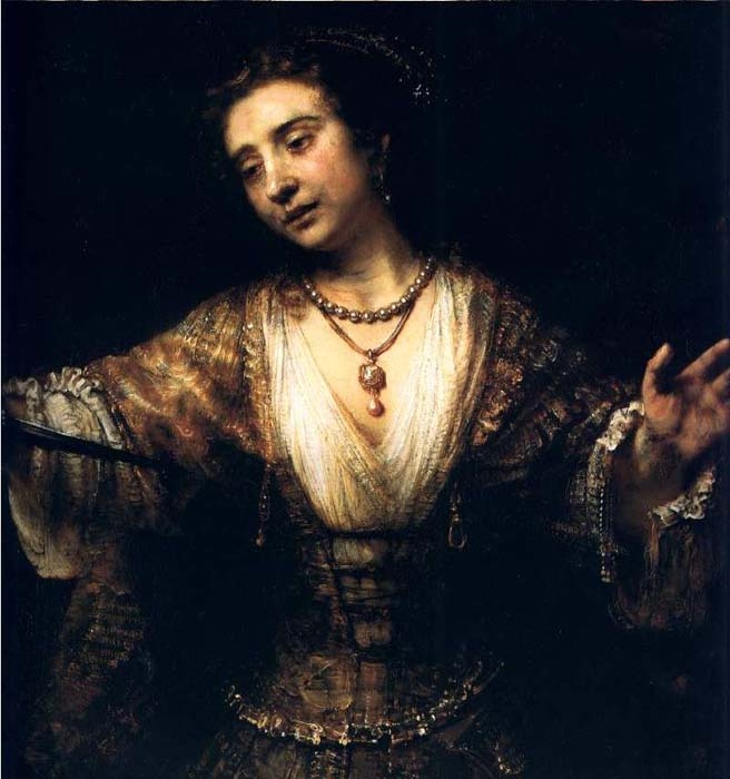 Rembrandt (1606-1669) - 1664 - Lucrece,washington Ng.JPG